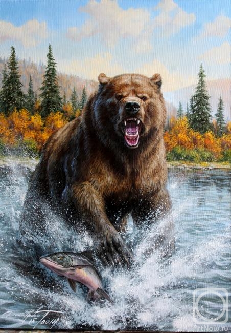 Danchurova Tatyana. On the taiga river