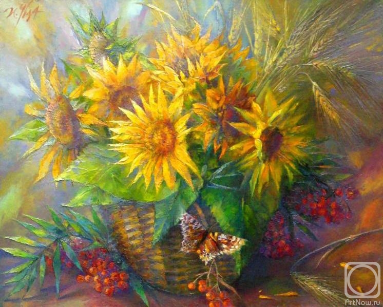 Chebotareva Irina. Sunflowers