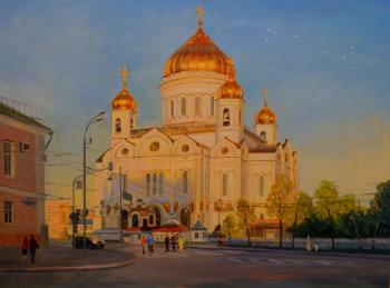 Warm evening. The Cathedral of Christ the Saviour. Smirnova-Lvovskaya Ekaterina