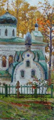 Church in Abramtsevo. September. Kostylev Dmitry