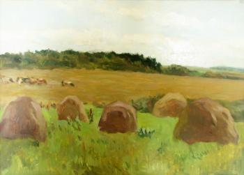 August haystacks. Bikbaev Hafiz