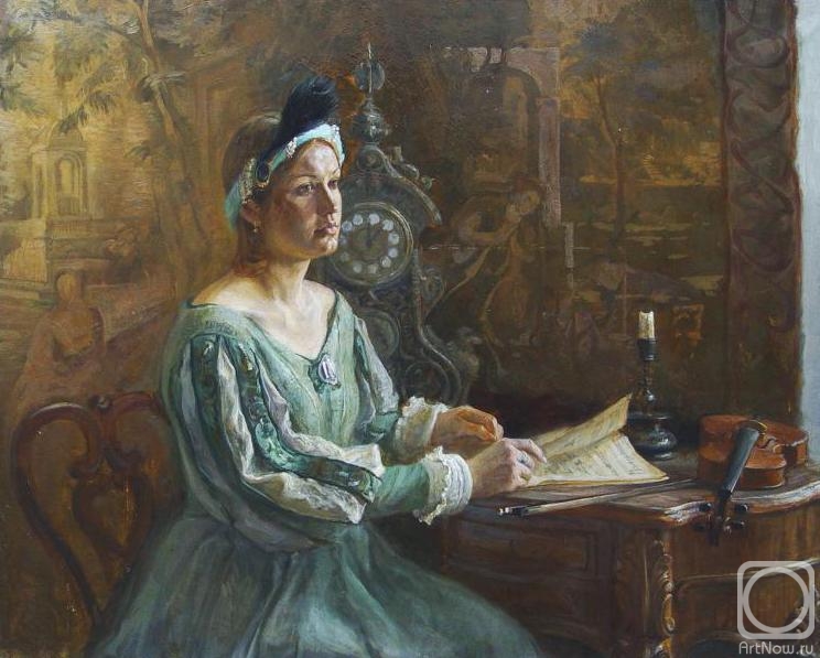 Kostylev Dmitry. Young woman's portrait