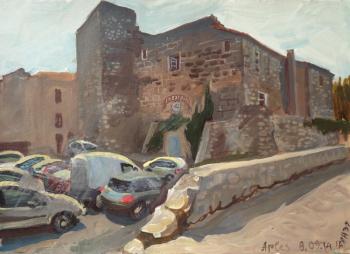 Painting Arles, "La Caravelle" near Term of Emperor Constantine. Dobrovolskaya Gayane