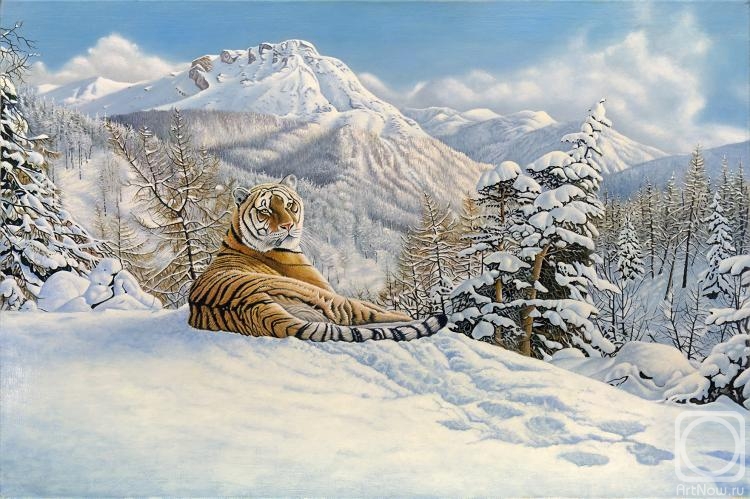 Elokhin Pavel. Snow-capped peaks