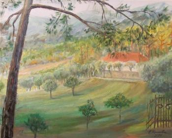 Thasos. House on the mountains