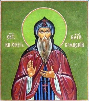 St. Pious Prince Oleg of Bryansk (God-Pleaser). Schernego Roman
