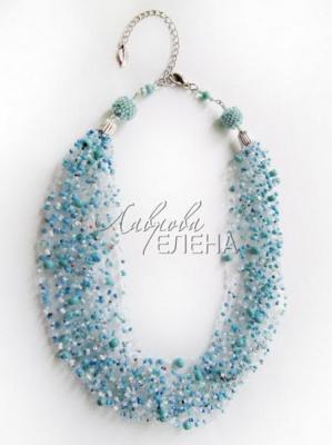 Jewelry set Turquoise Sea (Necklace). Lavrova Elena