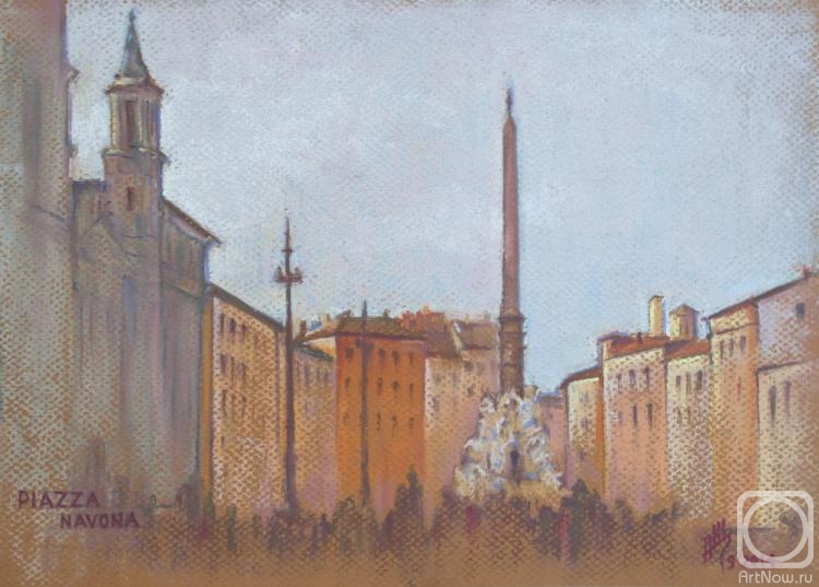 Shchepetnova Natalia. Rome. Piazza Navona