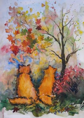 Maple cats. Ushakova Maria