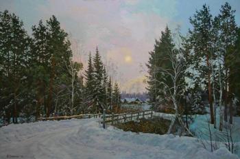 January in the village. Samokhvalov Alexander