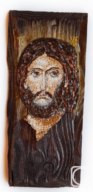 Izmailova Natalia. Christ orthodox icon (mosaic)