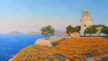 The lighthouse at Cape Ilya. Summer morning. Zhornick Oleg