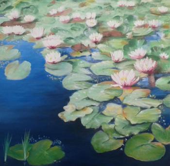 Water lilies. Schitz Viktor