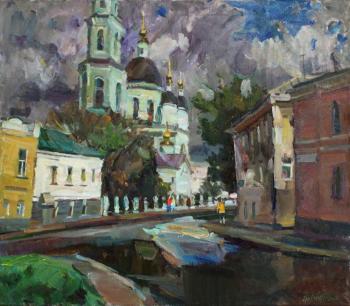At the church Sergius in Moscow