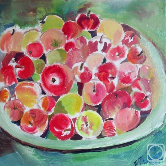 Petrovskaya-Petovraji Olga. Abkhazia. Apples