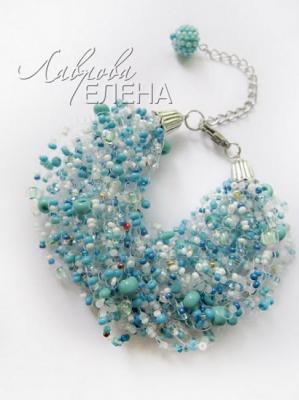 Turquoise Sea Jewelry Set (Bracelet). Lavrova Elena