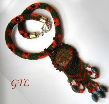 Necklace "July" (). Gulyaeva Tatiana