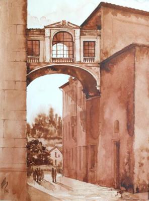 Views of Rome... The arch leading to the Roman Forum. Shchepetnova Natalia