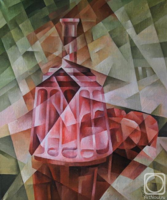 Krotkov Vassily. Red Decanter. Cubo-futurism