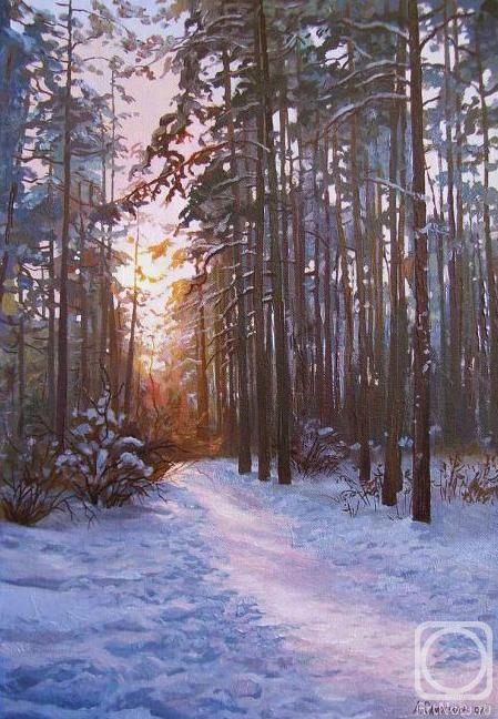 Samokhvalov Alexander. Snowy Path