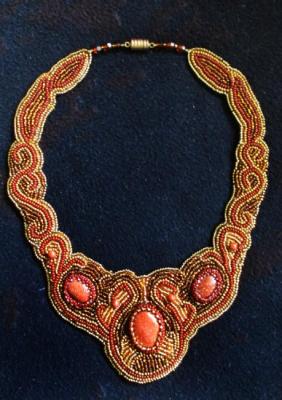 Necklace "Russian patterns". Vasilyeva Valentina