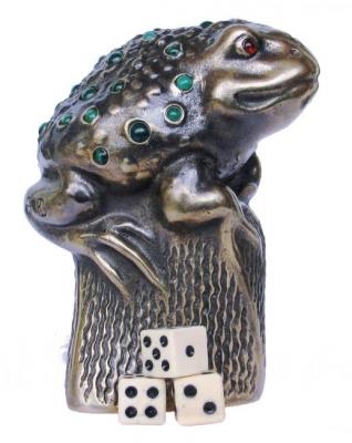 Toad Kubar (Russian dice) (Bronze Statue). Ermakov Yurij