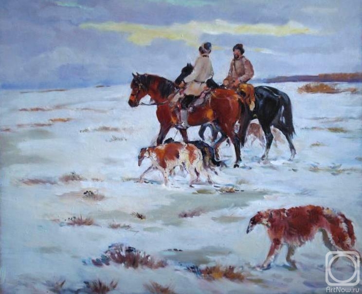Bastrykin Viktor. Winter hunting