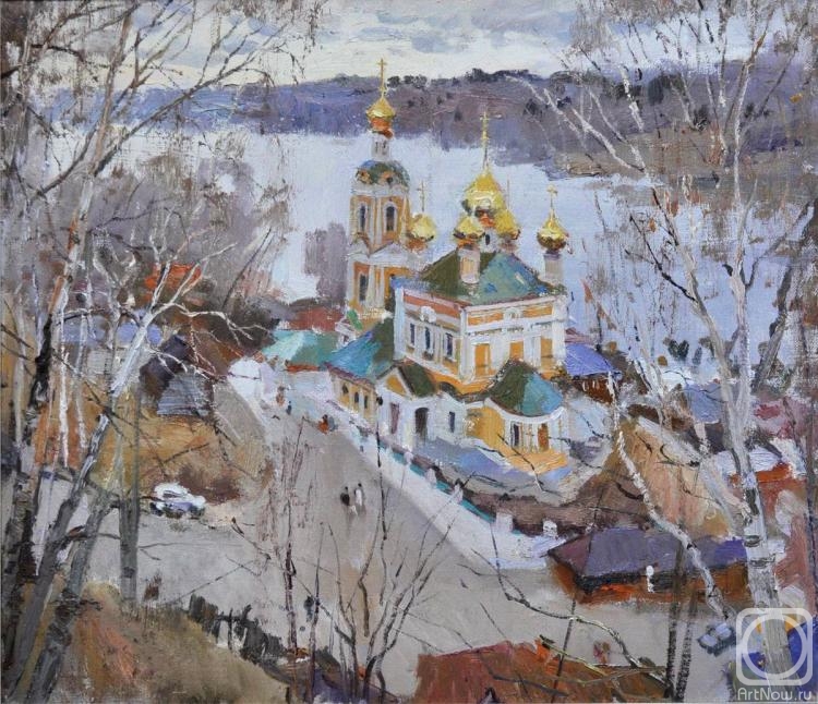 Lukash Anatoliy. Ples. View on the Volga river