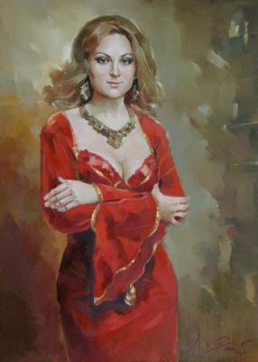 Lady in red. Shigorina Larisa