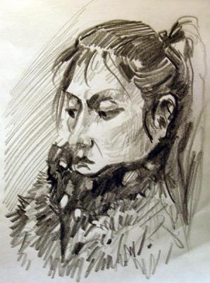 Five minutes sketch in the subway 3