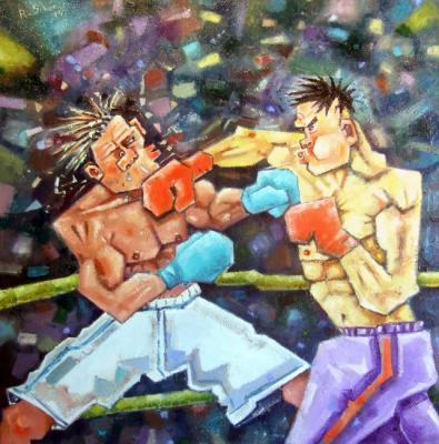 Right hook. Schernego Roman