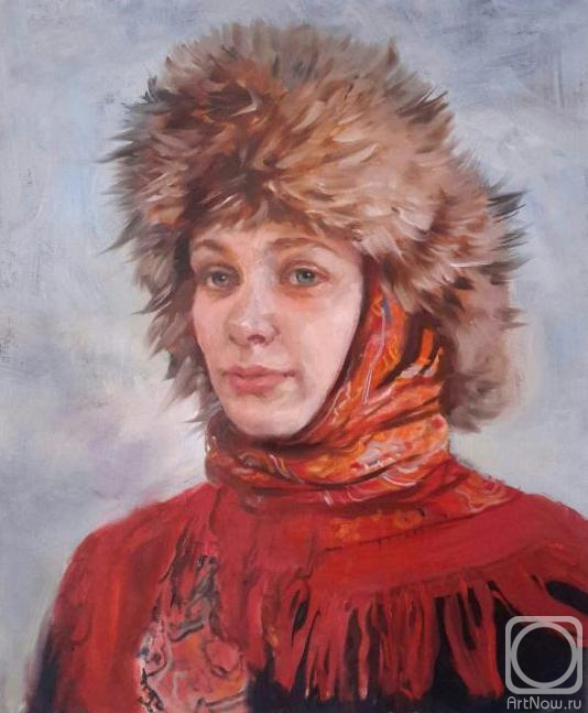 Belanov Sergey. Portrait of his wife