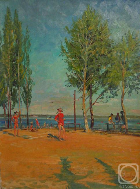 Loukianov Victor. Beach on Volga