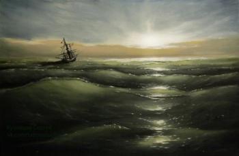 Evening sea. Kuznetsov Sergey