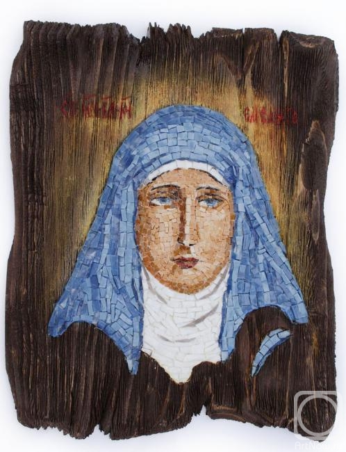 Izmailova Natalia. Martyr Grand Duchess Elizabeth, mosaic icon