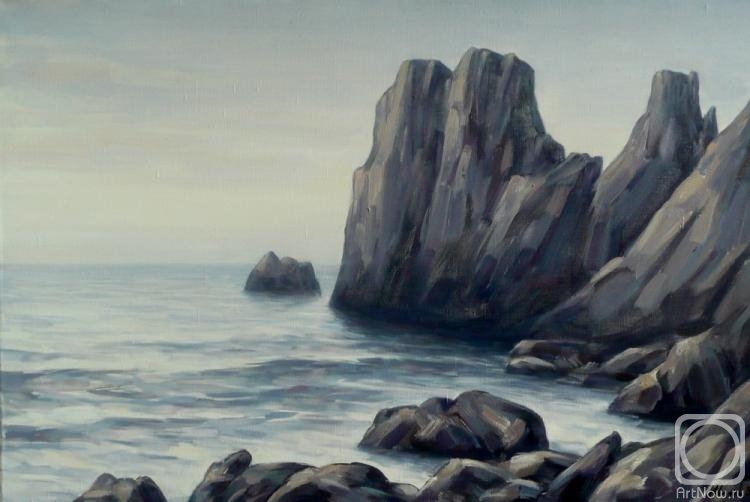 Ivanov Victor. The sea and the rocks. Chekhov Bay. Crimea
