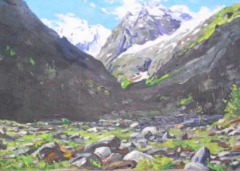 Er 1256 :: The gorge Amanauz (Dombay, Northern Caucasus, Russia) (In The Gorge). Ershov Vladimir