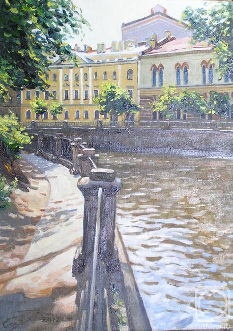Ershov Vladimir. Er 1257 :: Griboyedov Canal. June (St Petersburg, Russia)