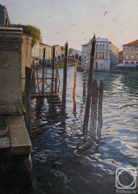 Ershov Vladimir. Er 1265 :: At the Rialto Bridge (Venice, Italy)