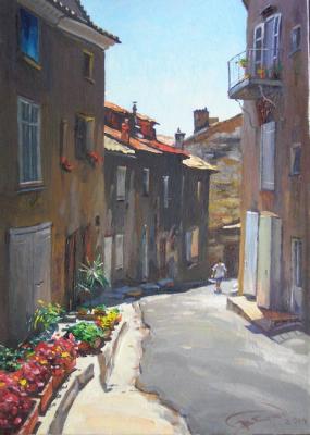Er 1277 :: Valensole. Small street (Provence, France). Ershov Vladimir