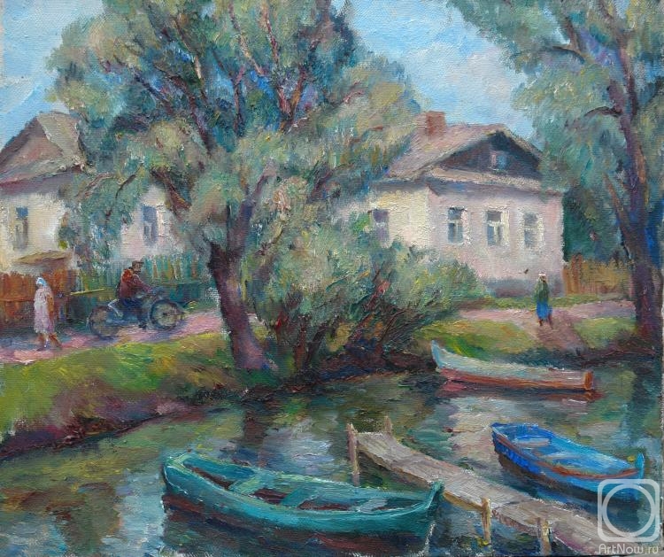 Kalmykova Yulia. On the river