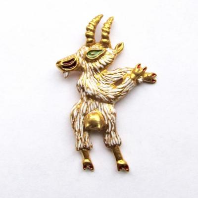 Dancing Goat (pendant, brooch)