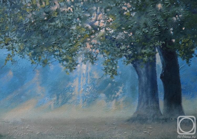 Bekirova Natalia. Morning. Two trees