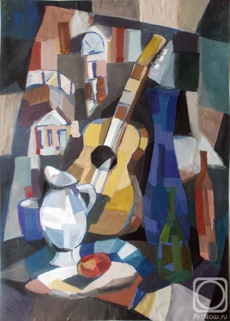 Petrovskaya Tatyana. Still Life with a Guitar