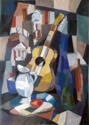 Still Life with a Guitar. Petrovskaya Tatyana