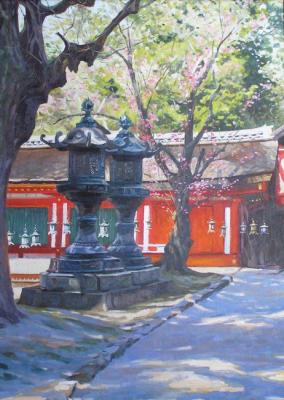 Er 1292 :: Japanese Temple (Nara City). Ershov Vladimir