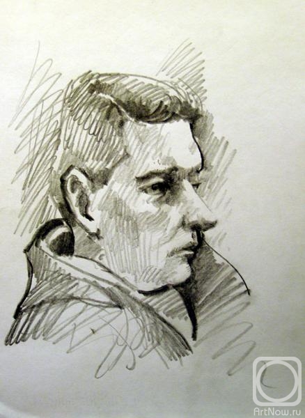 Gerasimov Vladimir. Five minutes sketch in the subway 11