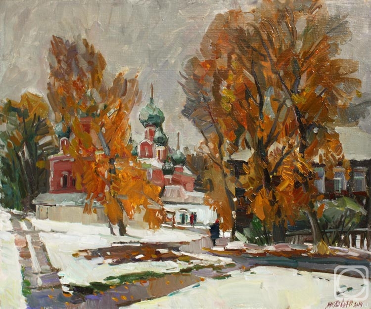 Zhukova Juliya. Golden autumn under snow