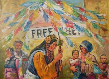 Free Tibet. Shegol George