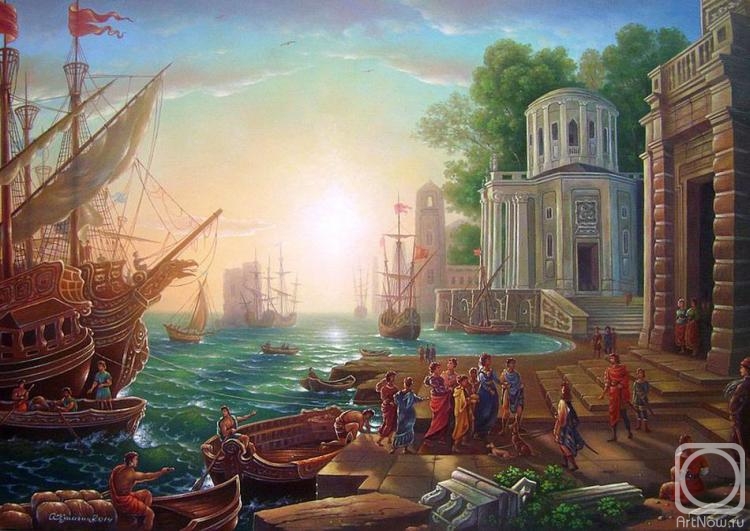 Kulagin Oleg. Cleopatra's arrival in Tars